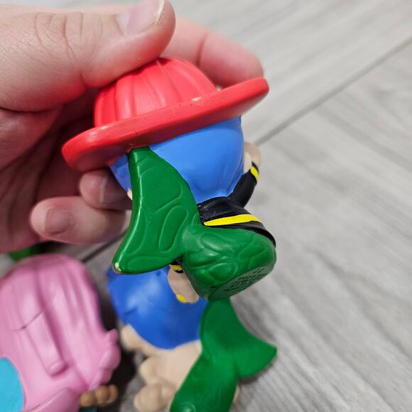 Bubble Guppies Just Play Bath Toy Figure Nick Jr Gil Molly Nonny Firefighter - Picture 8 of 8